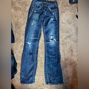 Silver Aiko bootcut jeans